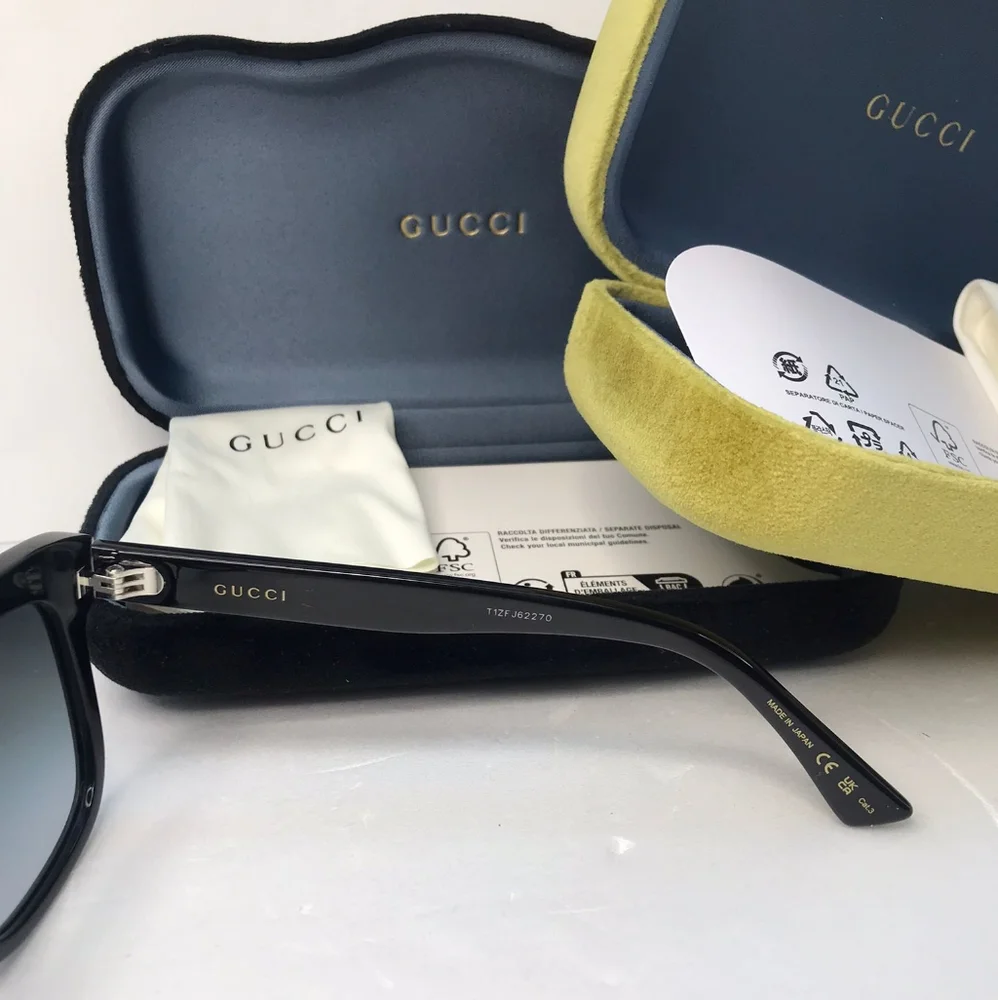 New - 💯 Original Gucci Unisex GG0158SN 54mm Sunglasses Men